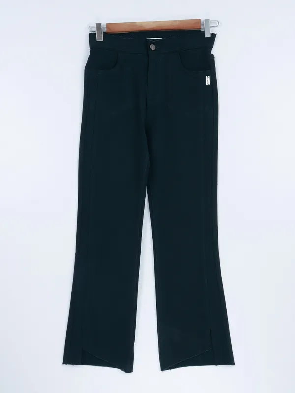 Boom teal blue denim straight jeans