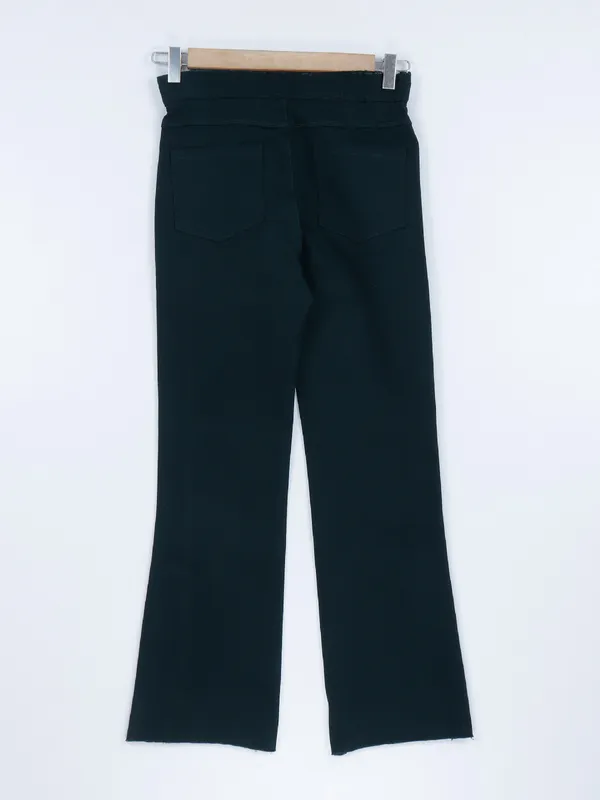 Boom teal blue denim straight jeans