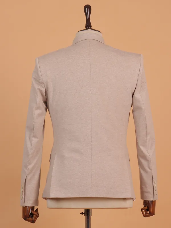 Brige cotton blaxer for men in textured pattern