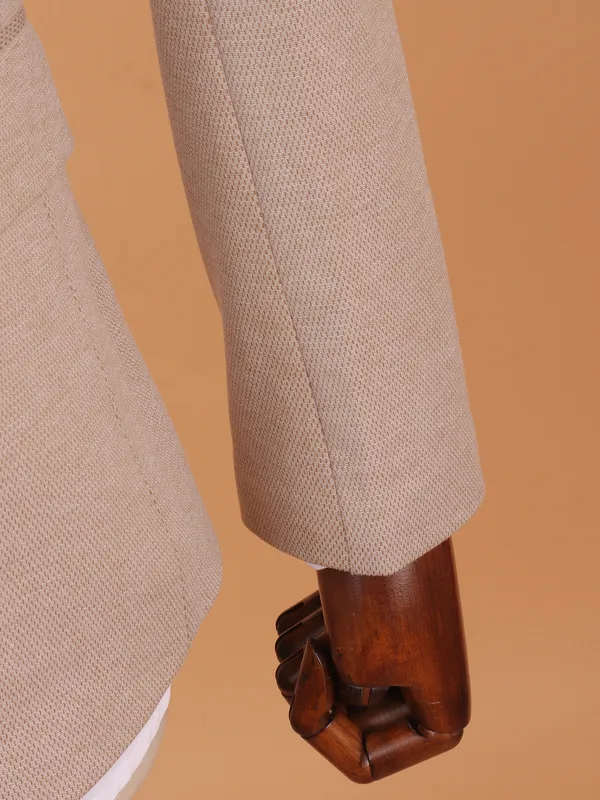 Brige cotton blaxer for men in textured pattern