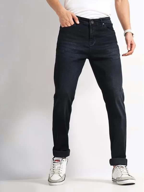 CELIO black light washed slim fit jeans