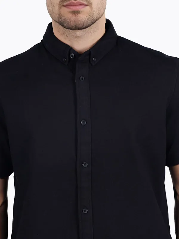 CELIO Black Slim Fit Shirt