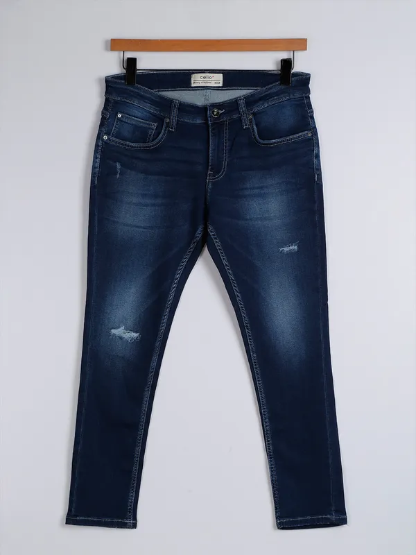 Celio navy skinny fit jeans