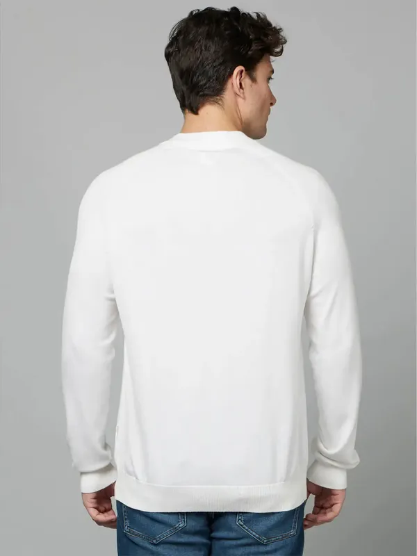 Celio plain white cotton sweatshirt