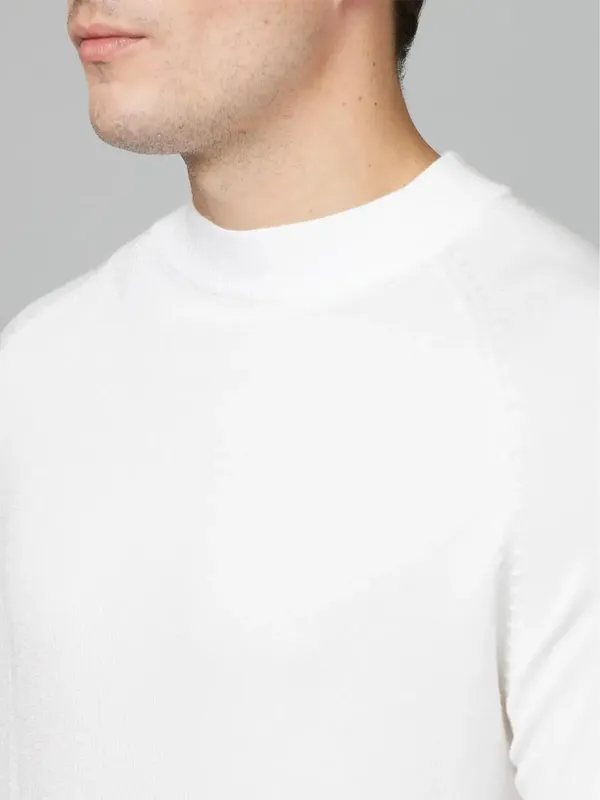 Celio plain white cotton sweatshirt