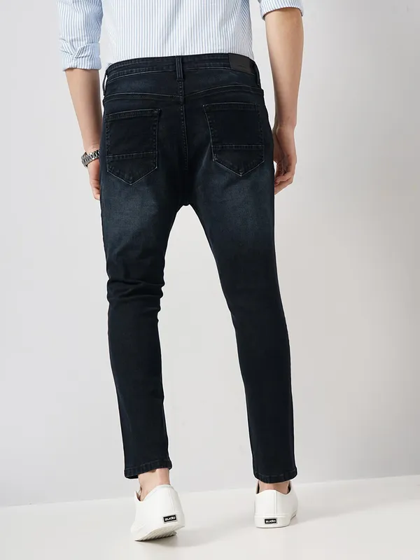 CELIO slim fit black washed jeans