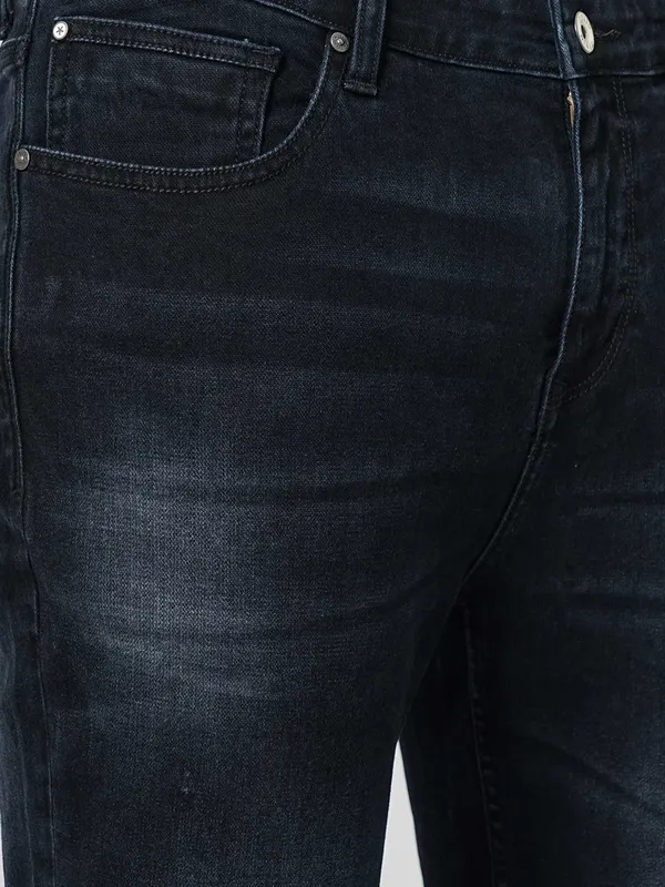 CELIO slim fit black washed jeans