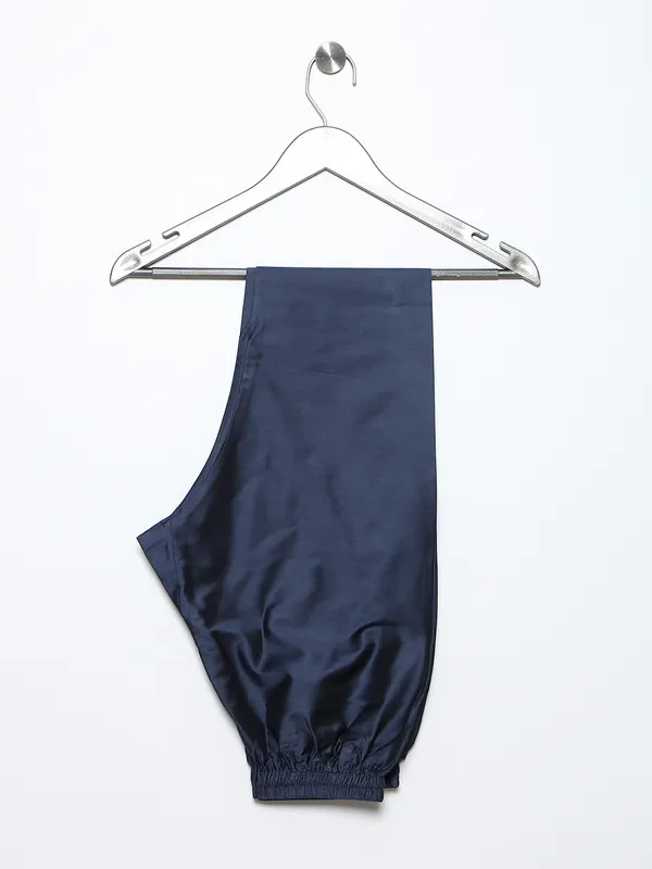 Charcoal grey silk printed waistcoat set