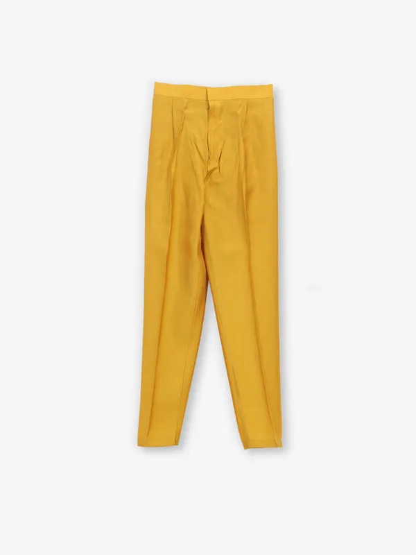 Charming mstard yellow waistcoat set for boys