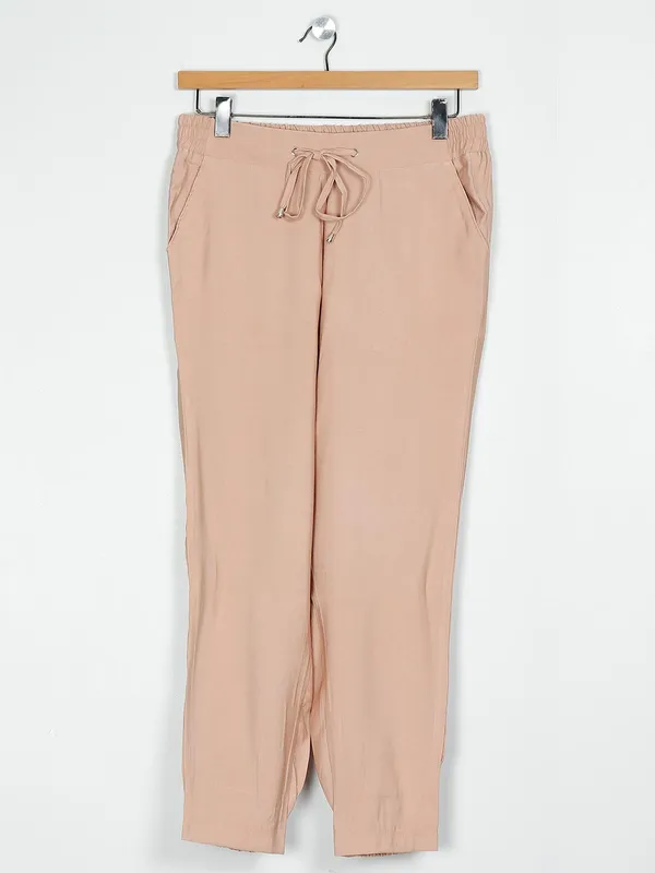 Chikoo brown pyjama in cotton