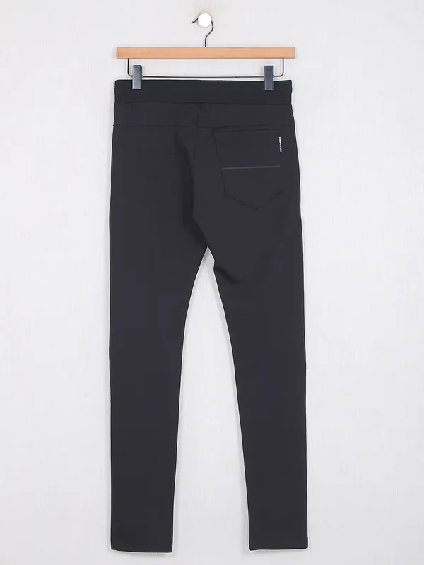 Chopstick black men cotton track pant