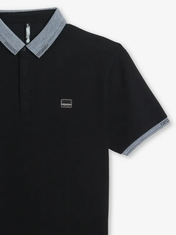 CHOPSTICK casual black t-shirt