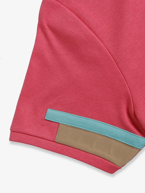Chopstick cotton coral pink t shirt