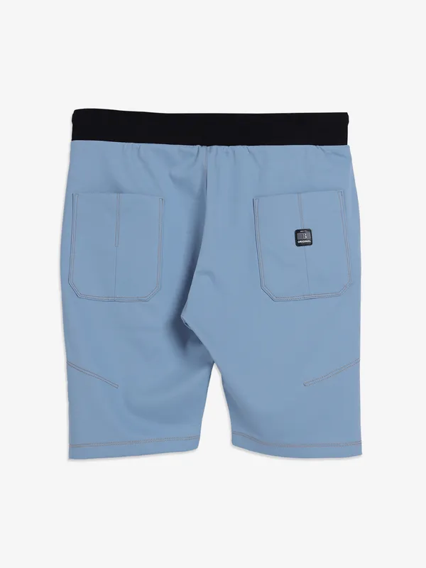 CHOPSTICK cotton light blue shorts