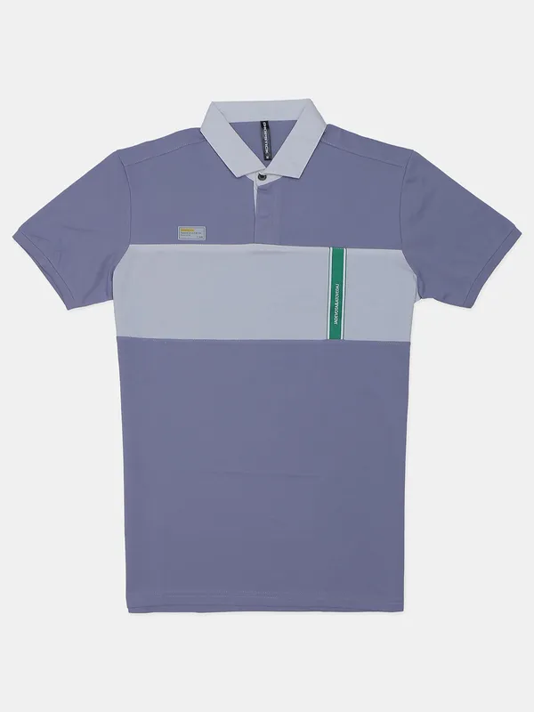 Chopstick cotton lilac purple casual men t shirt