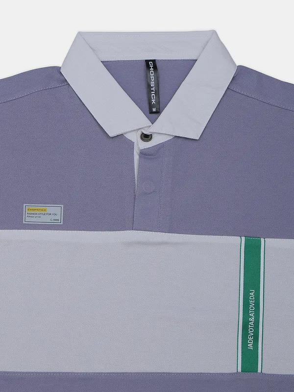 Chopstick cotton lilac purple casual men t shirt