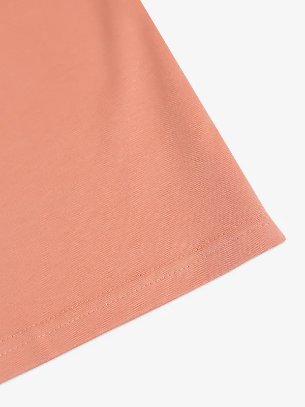 Chopstick cotton orange t shirt