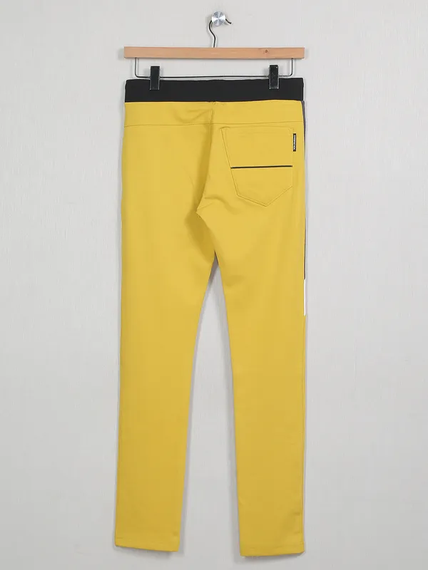 Chopstick dusty yellow colorcotton track pant