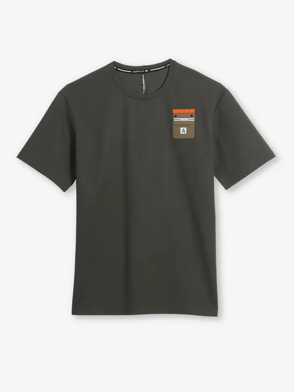 CHOPSTICK green cotton t-shirt