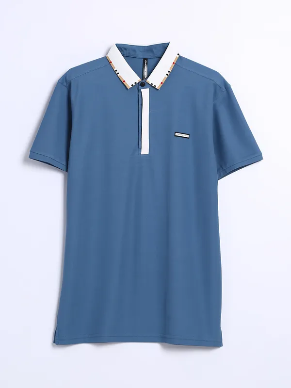 Chopstick light blue plain t shirt