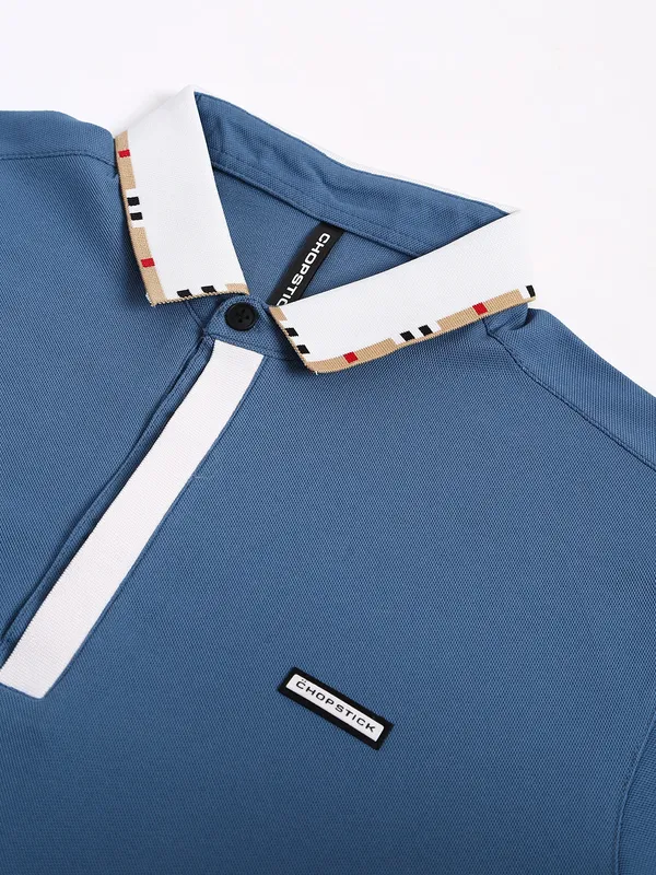 Chopstick light blue plain t shirt