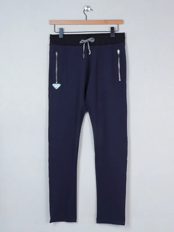 Chopstick navy men cotton track pant