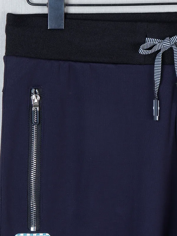 Chopstick navy men cotton track pant