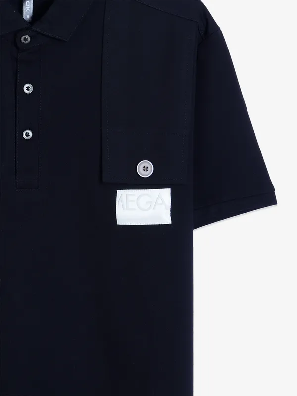 Chopstick plain black cotton t shirt