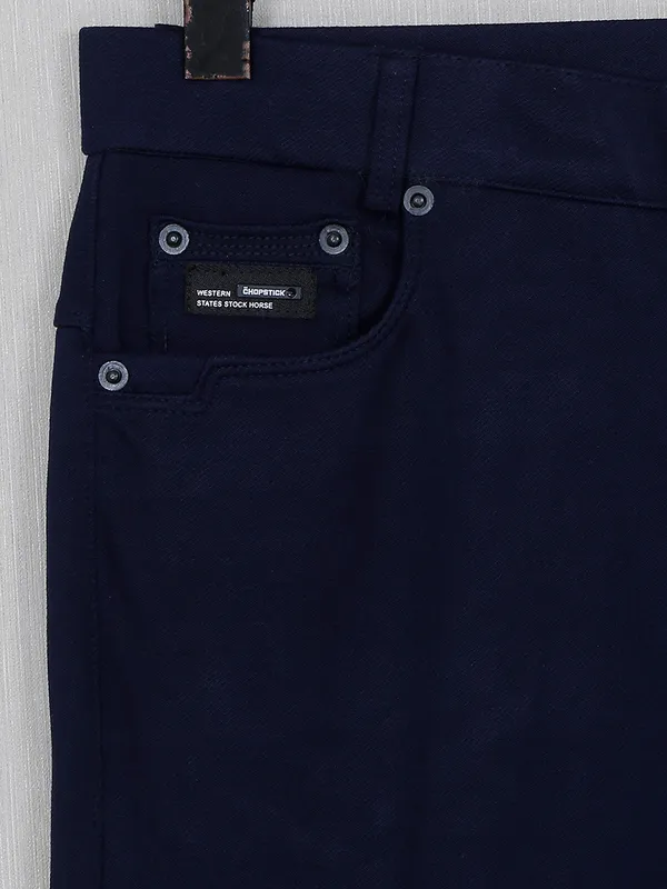 Chopstick presented navy mens track pant