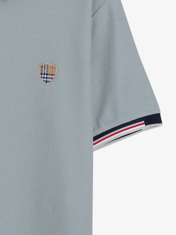 Chopstick sage green plain cotton t shirt