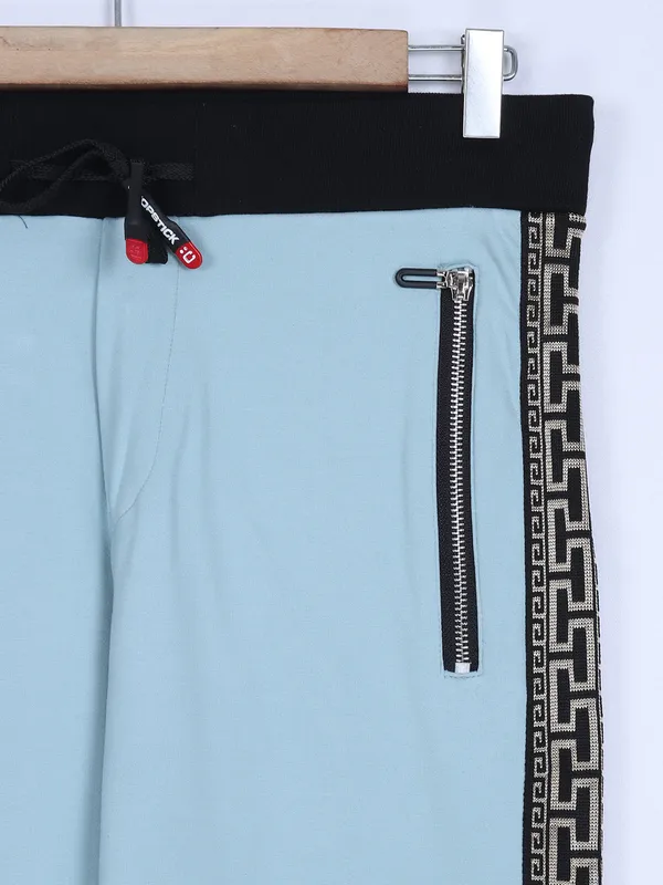 Chopstick sea green lycra track pant