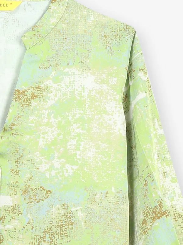 Classic green cotton top
