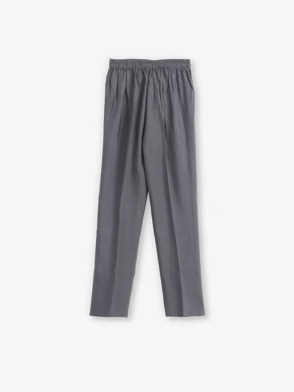 Classic grey cotton silk waiostcoat set