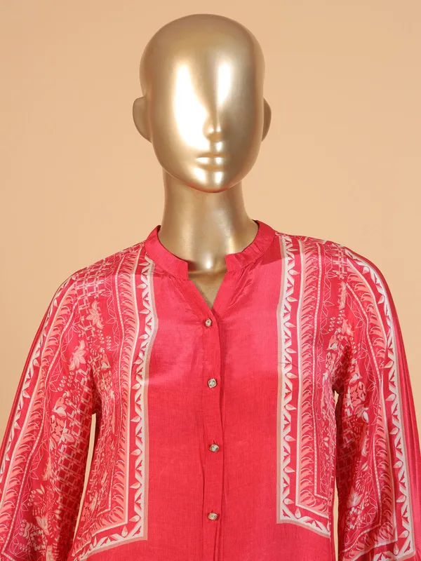 Classic red printed co-ord set