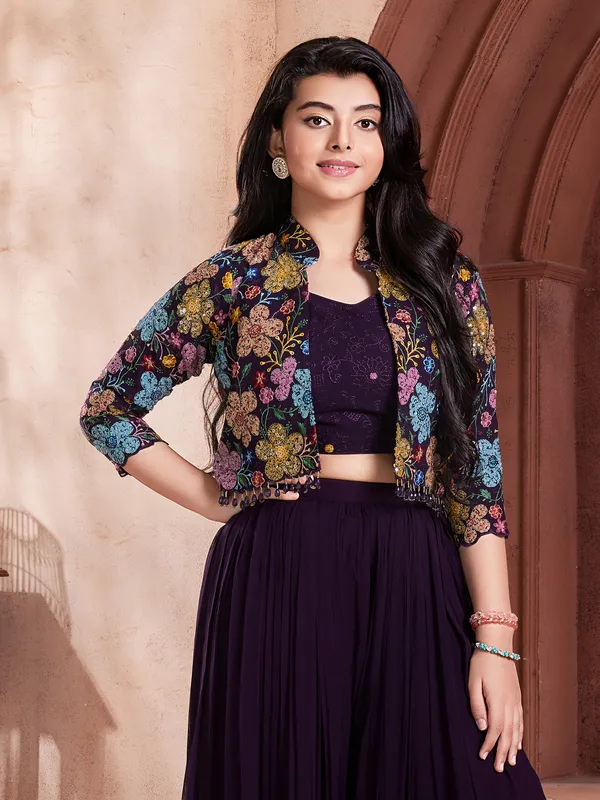 Classic wine goergette palazzo set