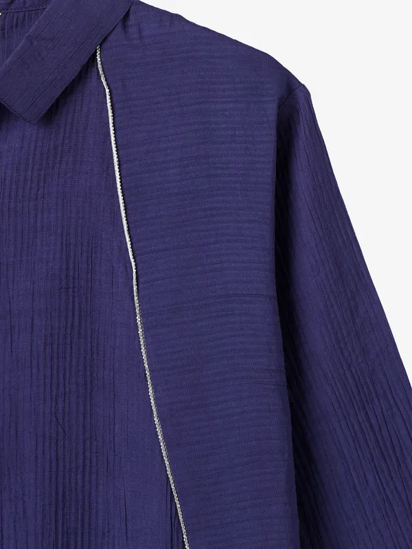 Classy purple plain top