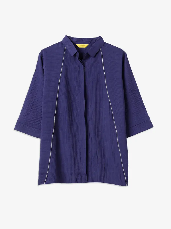 Classy purple plain top
