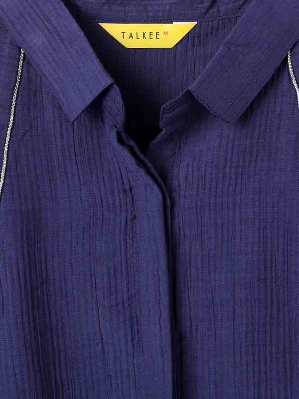 Classy purple plain top