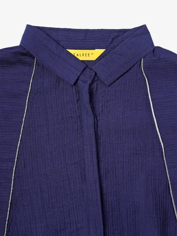 Classy purple plain top