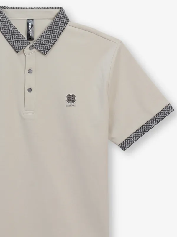 COOKYSS beige cotton t-shirt for men