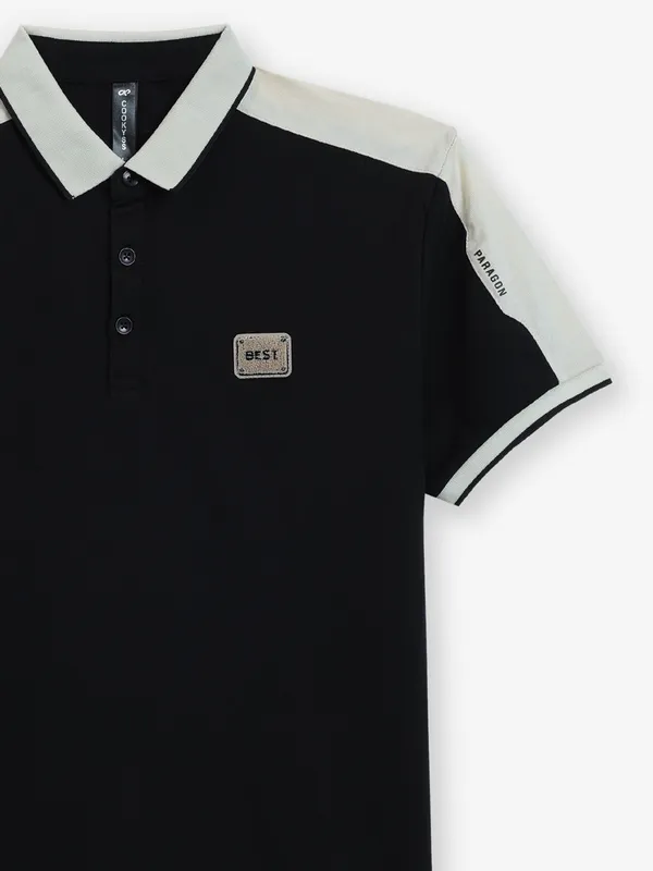 COOKYSS black color block t-shirt