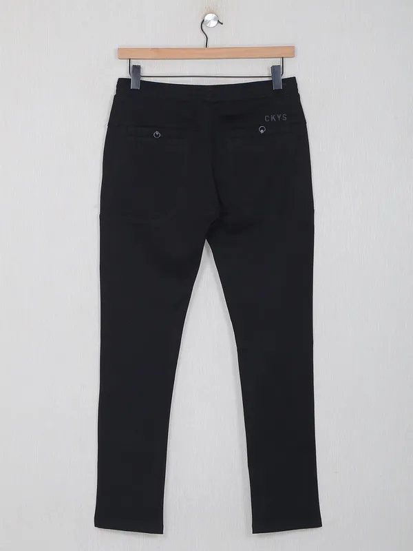 Cookyss black color cotton night track pant