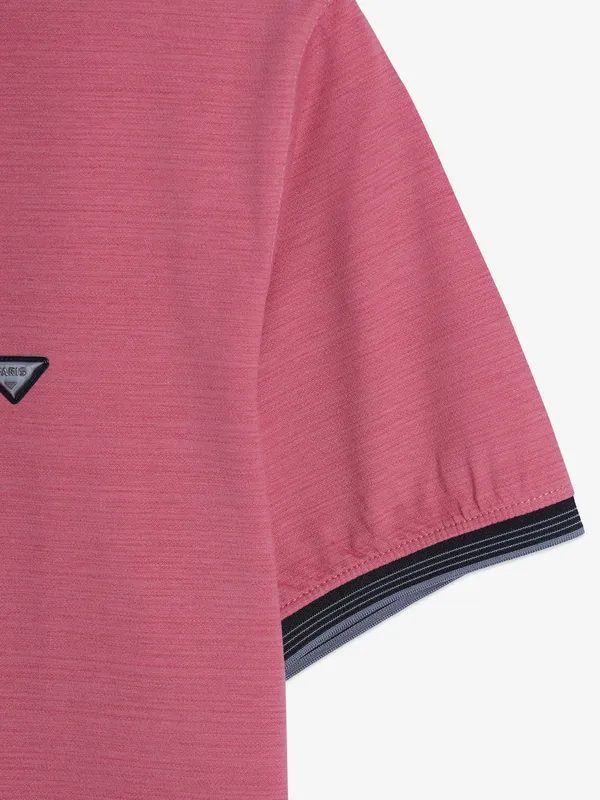 COOKYSS cotton pink plain t-shirt