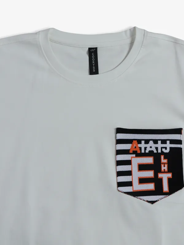 COOKYSS cotton white t-shirt