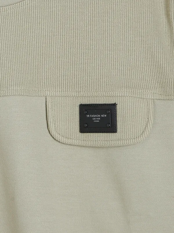 Cookyss dusty green plain t shirt