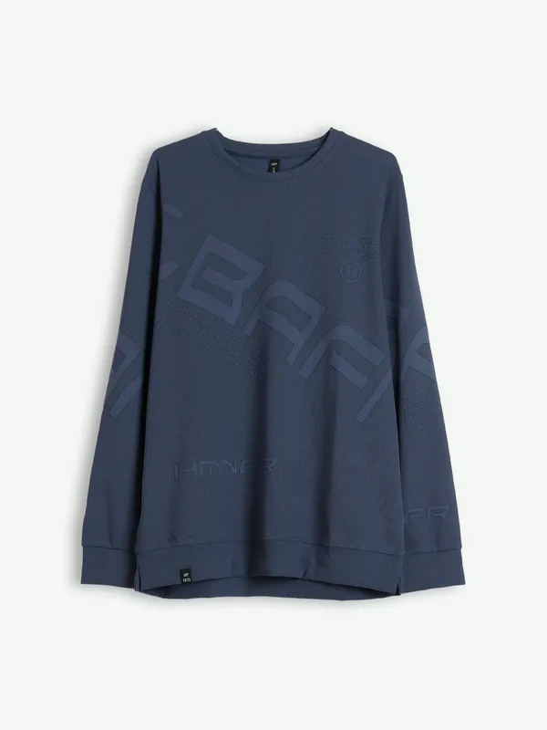Cookyss knitted grey printed t shirt