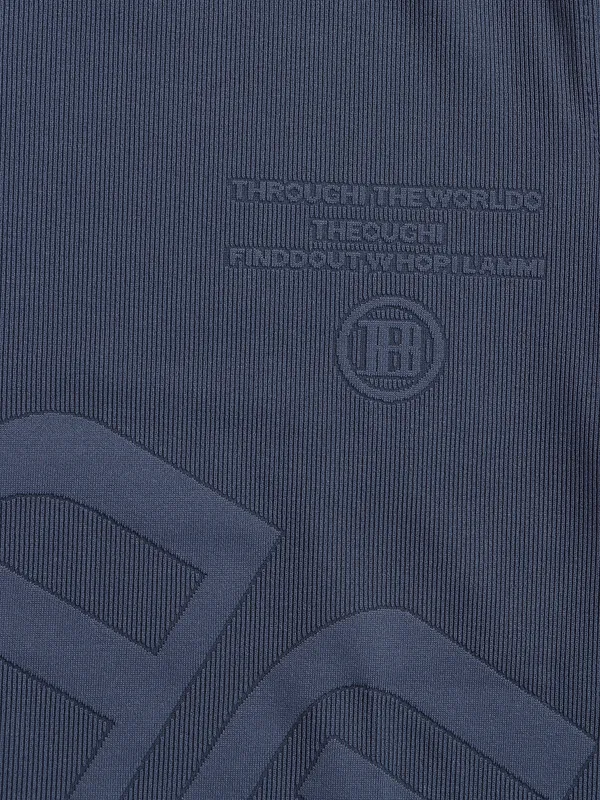 Cookyss knitted grey printed t shirt