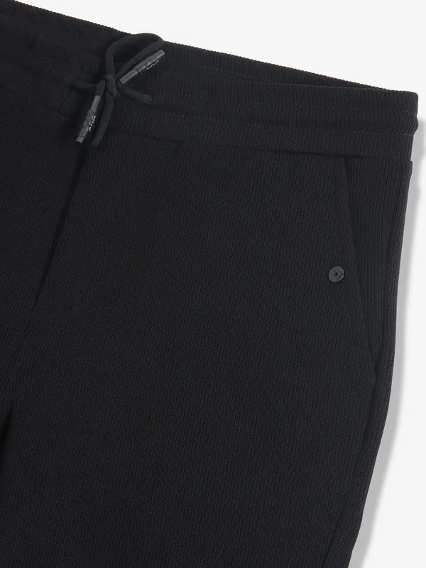 COOKYSS lycra black solid track pant