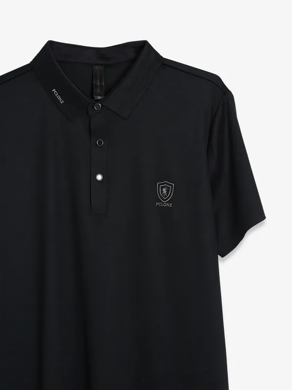 Cookyss plain black t shirt in cotton