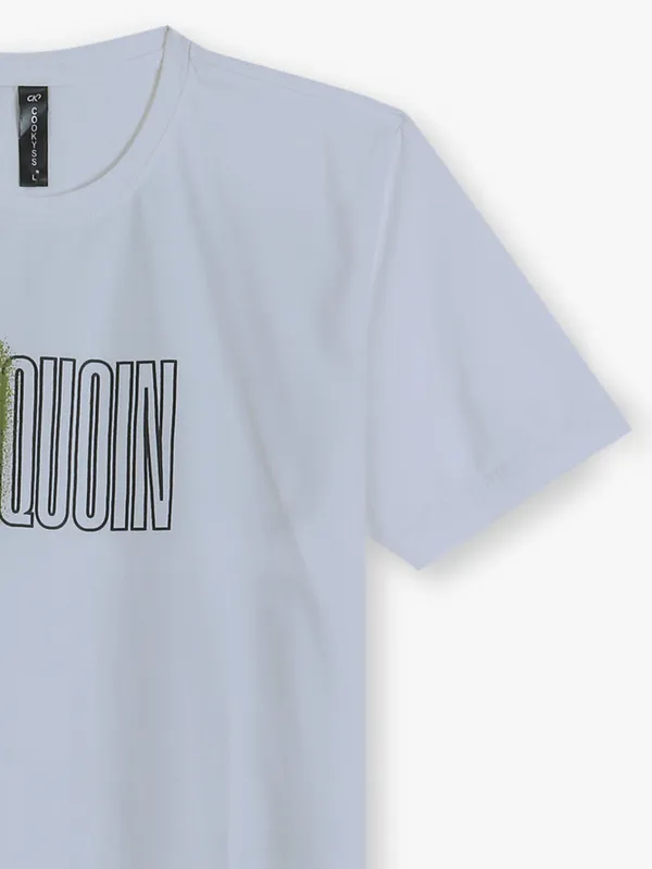 COOKYSS printed off-white cotton t-shirt
